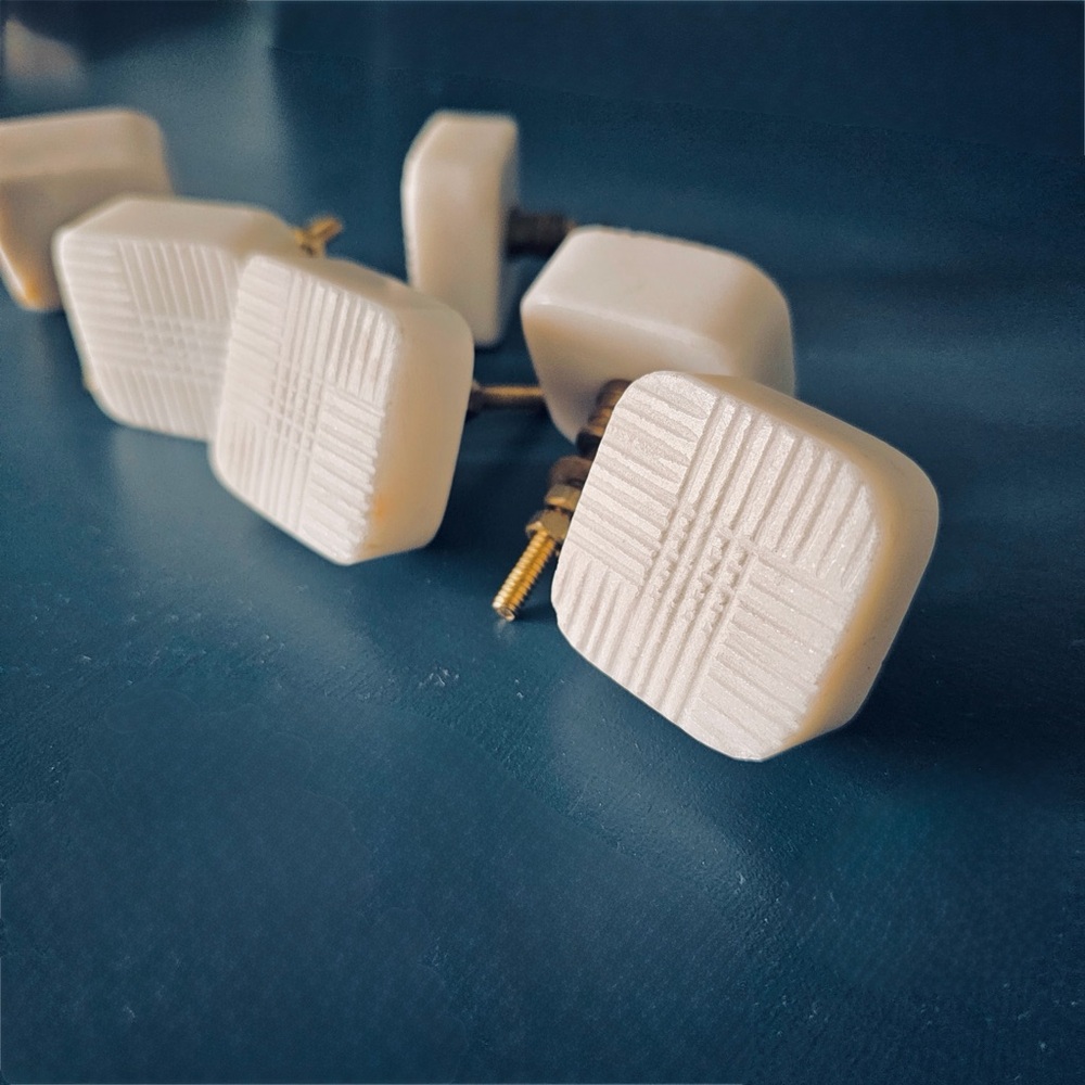 White Marble Etched Cabinet Door Gold Hardware